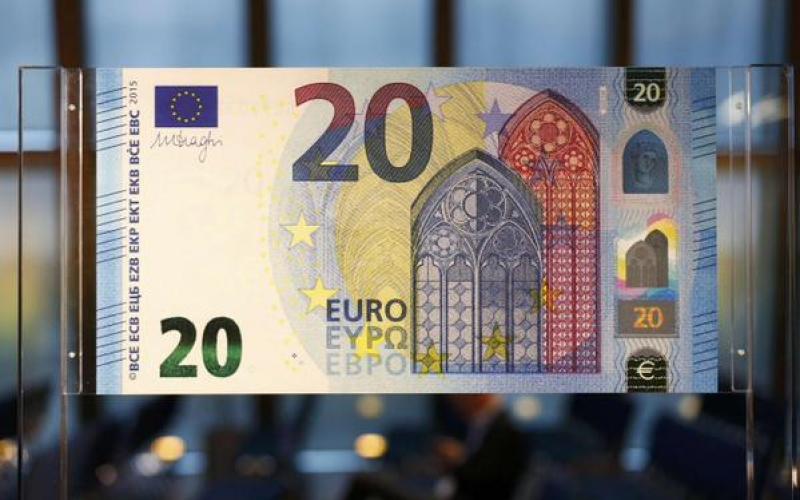Arriva la nuova banconota da 20 euro