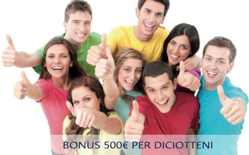 Bonus diciottenni: 500 euro per i nati nel 1998