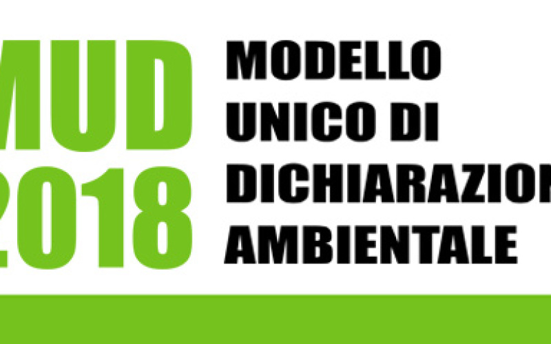 Mud 2018 – Modello Unico di Dichiarazione Ambientale
