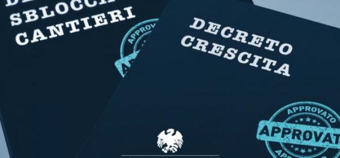 DECRETO CRESCITA e SBLOCCA CANTIERI: i risultati ottenuti da Confcommercio