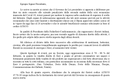 Federfiori-Confcommercio scrive al Presidente del Consiglio Giuseppe Conte