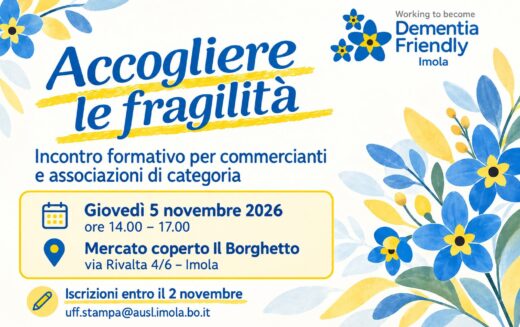 “Accogliere le fragilità”: a Imola un nuovo incontro formativo per commercianti e associazioni di categoria