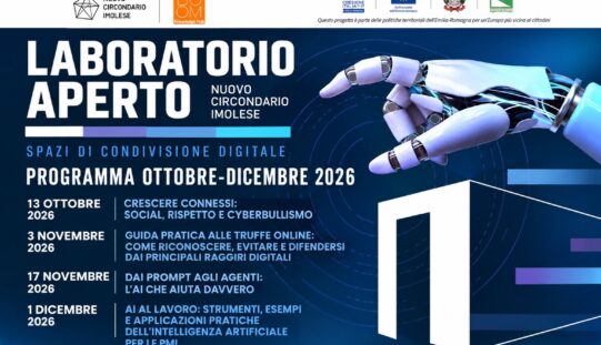 Laboratorio Aperto Imola: quattro incontri gratuiti su digitale, sicurezza online e intelligenza artificiale