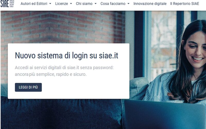 SIAE: nuove modalità di accesso ai Servizi Online